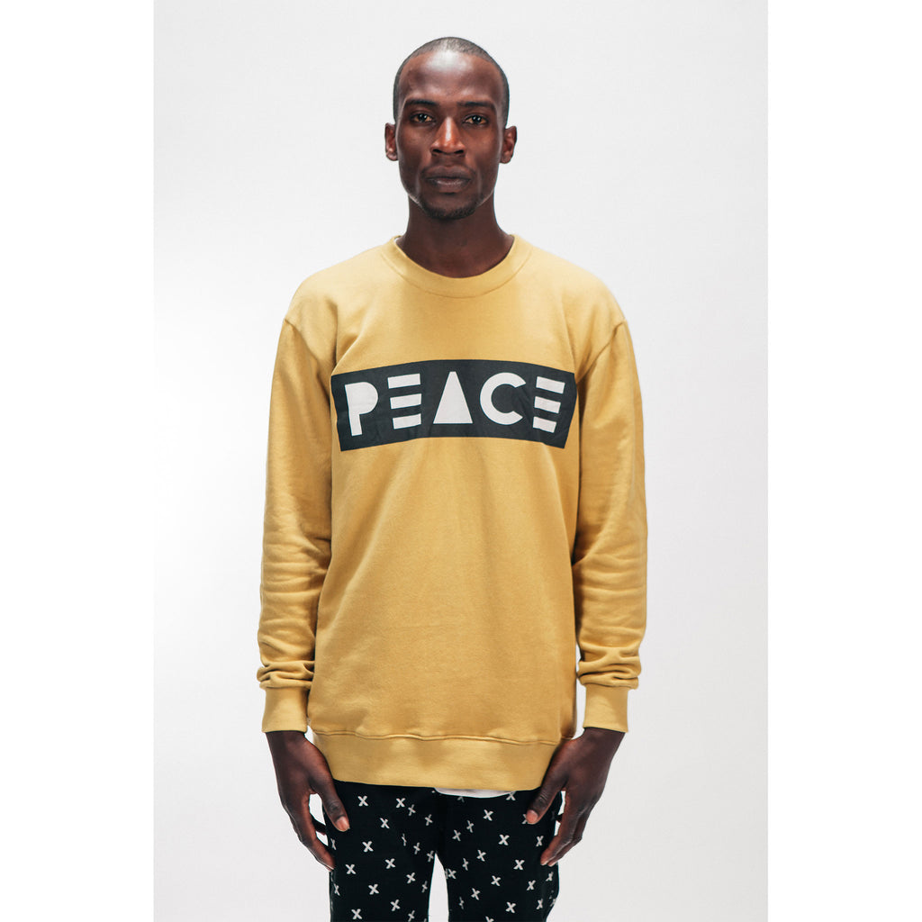 CREW NECK SWEATSHIRT [PEACE] - PEACE FITS